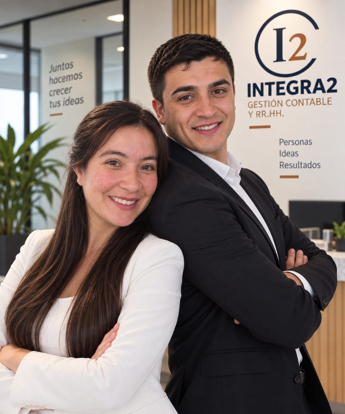 Macarena Candia y Damián Gallardo en Integra2